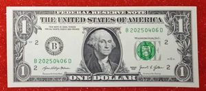 Birthday/Anniversary Note (April 06, 2025) $1 One Fancy Serial B20250406D - Picture 1 of 2