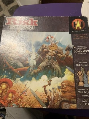 RISK: Godstorm Board Game Avalon Hill 2004 - Image 1 of 4