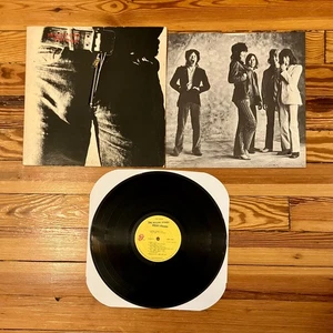 Rolling Stones: Sticky Fingers LP Vinyl US 1971 Club Pressing Zipper Cover VG+ - Bild 1 von 4