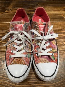 Converse All Star Womens 553298F Pink Floral Fashion Sneakers Shoes Sz 8 - Bild 1 von 11
