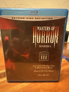Masters of Horror Blu Ray Season 1 Volume 3 - Picture 1 of 12