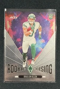2024 Panini Phoenix Braelon Allen Rookie Rising Insert RC NY Jet #RR-BAN - Picture 1 of 2