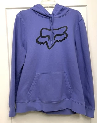 FOX Racing Hoodie Light Purple Fleece Lined Size XL - Image 1 of 4
