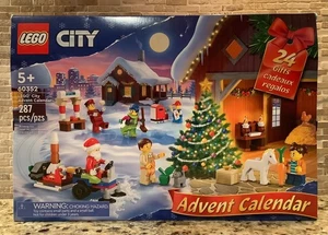 NUEVO en CAJA LEGO City 2022 Calendario de Adviento 60352 Juego de Juguetes de Construcción Edad 5+ 287 Piezas - Imagen 1 de 6