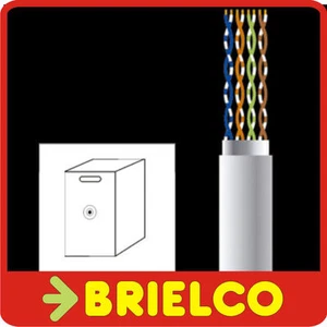CABLE TELEFONICO RED ETHERNET INTERNET FTP CAT5 ROLLO 4 PARES 8HILOS 305M BD4463 - Imagen 1 de 1