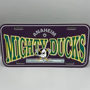 Placa de matrícula de plástico Mighty Ducks NHL Wincraft - Imagen 1 de 2