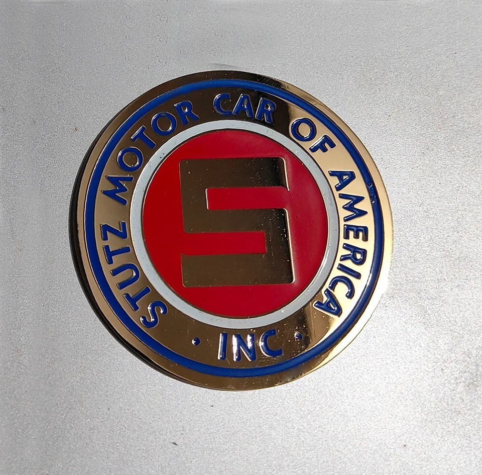 Для винтажной передней решетки радиатора капота Stutz эмблема латунь золото - Изображение 1 из 3