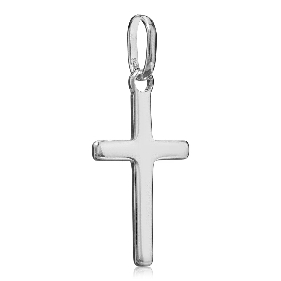 NKLAUS Colgante Cadena CRUZ Plata de Ley 925 Comunión Confirmación Bautizo 6352