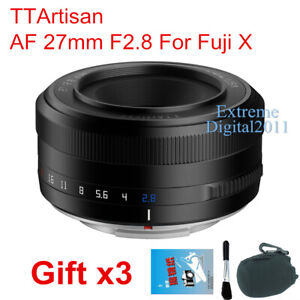 TTArtisan 27mm F2.8 Auto Focus AF Lens for Fujifilm XF Fuji X-T30 II X-T4 Camera