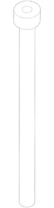 Genuine Volkswagen Drain Tube 510-827-861-A - Picture 1 of 2