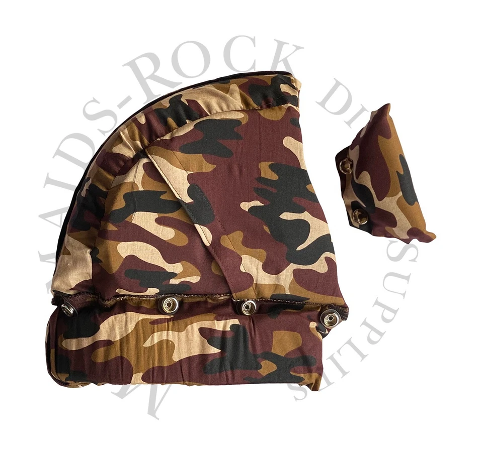 Buceo comercial: forro de sombrero/camuflaje de sangre roja Foto 1 de 1