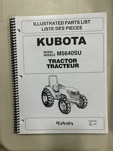 Kubota M5640SU Illustrated Parts List  - Picture 1 of 1