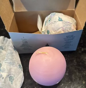 Partylite Raspberry rapture 3” Ball Candles Set of 2 New Light Pink Q36771 - Picture 1 of 4