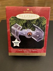 Hallmark Keepsake Ornament~1999 Star Wars~ Darth Vader's TIE Fighter~NIB - Bild 1 von 4