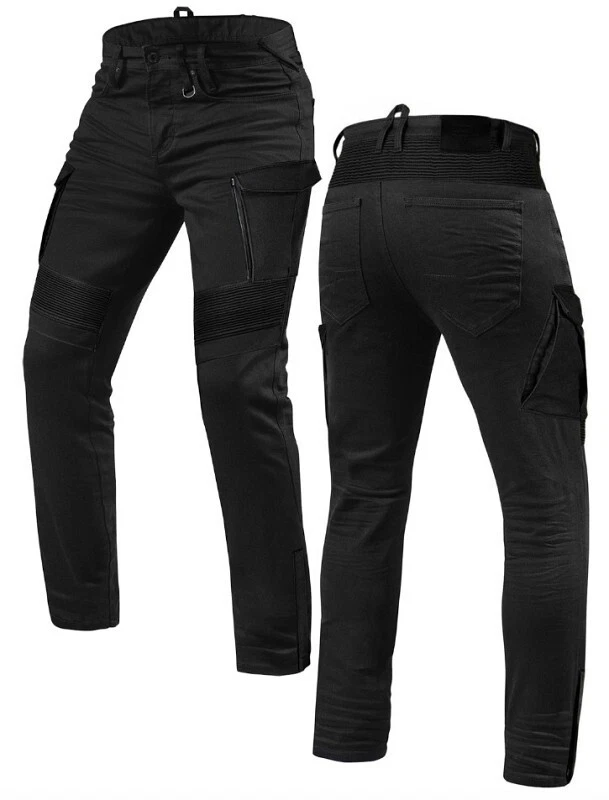 AA Mens Cargo Motorbike Jeans Motorcycle Trousers with Kevlar & Level 2 Armour - Image 1 of 4