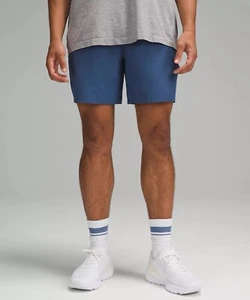"Lululemon Pace Breaker Corto 7"" Sin Forro Pitch Azul Talla Pequeña, Nuevo con Etiquetas" - Imagen 1 de 4