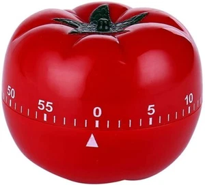 Tomato Timers 60 Minutes Kitchen Cooking Timer Clock Mechanical Timer - Picture 1 of 7