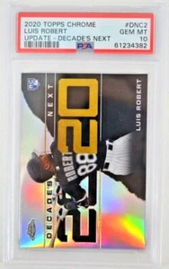 LUIS ROBERT 2020 Topps Chrome Update RC Rookie Decade's Next GEM MINT PSA 10 - Bild 1 von 4