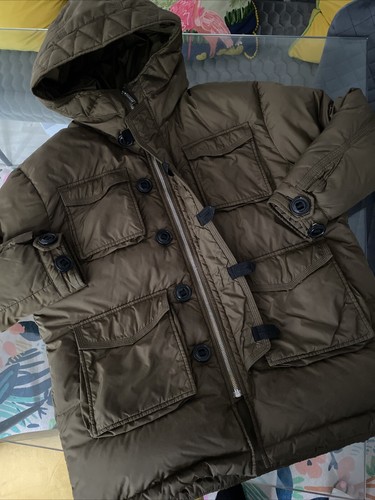 Cappotto verde kaki ragazzo Dsquared2 età 10