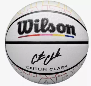 CAITLIN CLARK Wilson Journey Series Basketball Size 6 NEW IN HAND WHITE - Picture 1 of 3