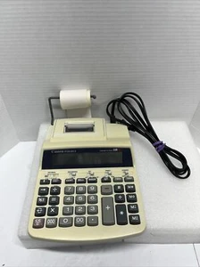 Canon P100-DH II Printing Calculator 12 Digit Display Works.  Needs Ink Roller - Picture 1 of 6