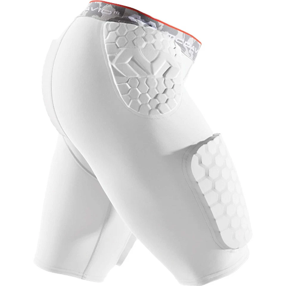 McDavid 737DD Hex Dual Density Thudd Shorts - White - Image 1 of 1
