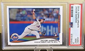 2014 Topps Update Jacob DeGrom Rookie RC #US57 PSA 9