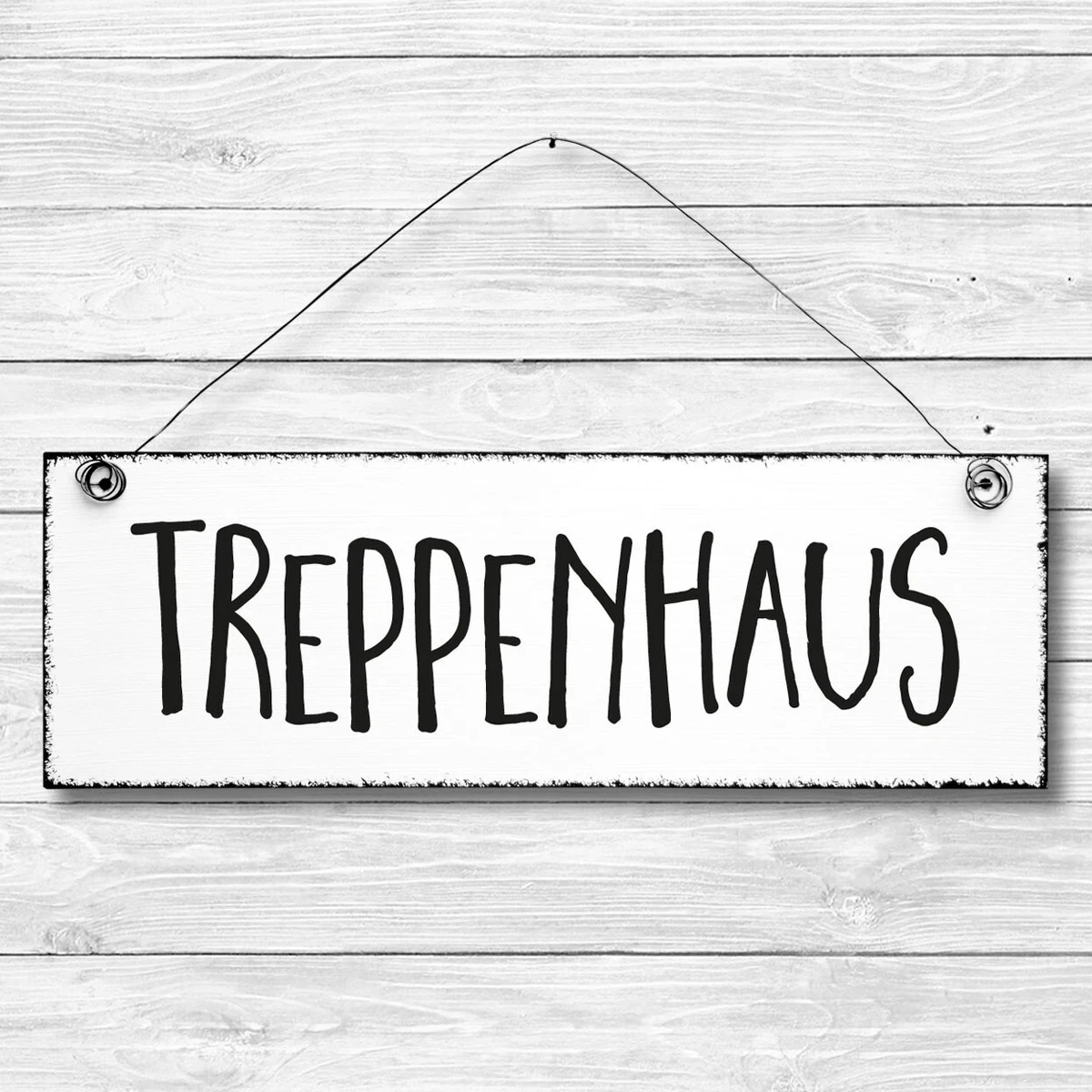 Herzförmiges Holzschild 'Grillplatz' – 16x16 Cm, Weiß, Mit Juteband Zum Aufhängen