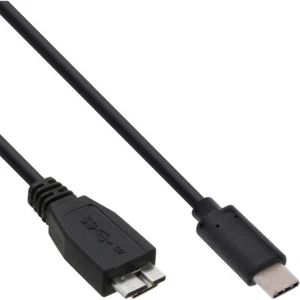 InLine USB 3.1 Kabel, Typ C Stecker an Micro-B Stecker, schwarz, 1,5m - Bild 1 von 1