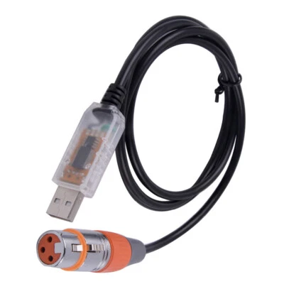 USB to DMX Interface Adapter Cable Stage Light PC DMX512 Controller Dimmer DMX - Image 1 of 4