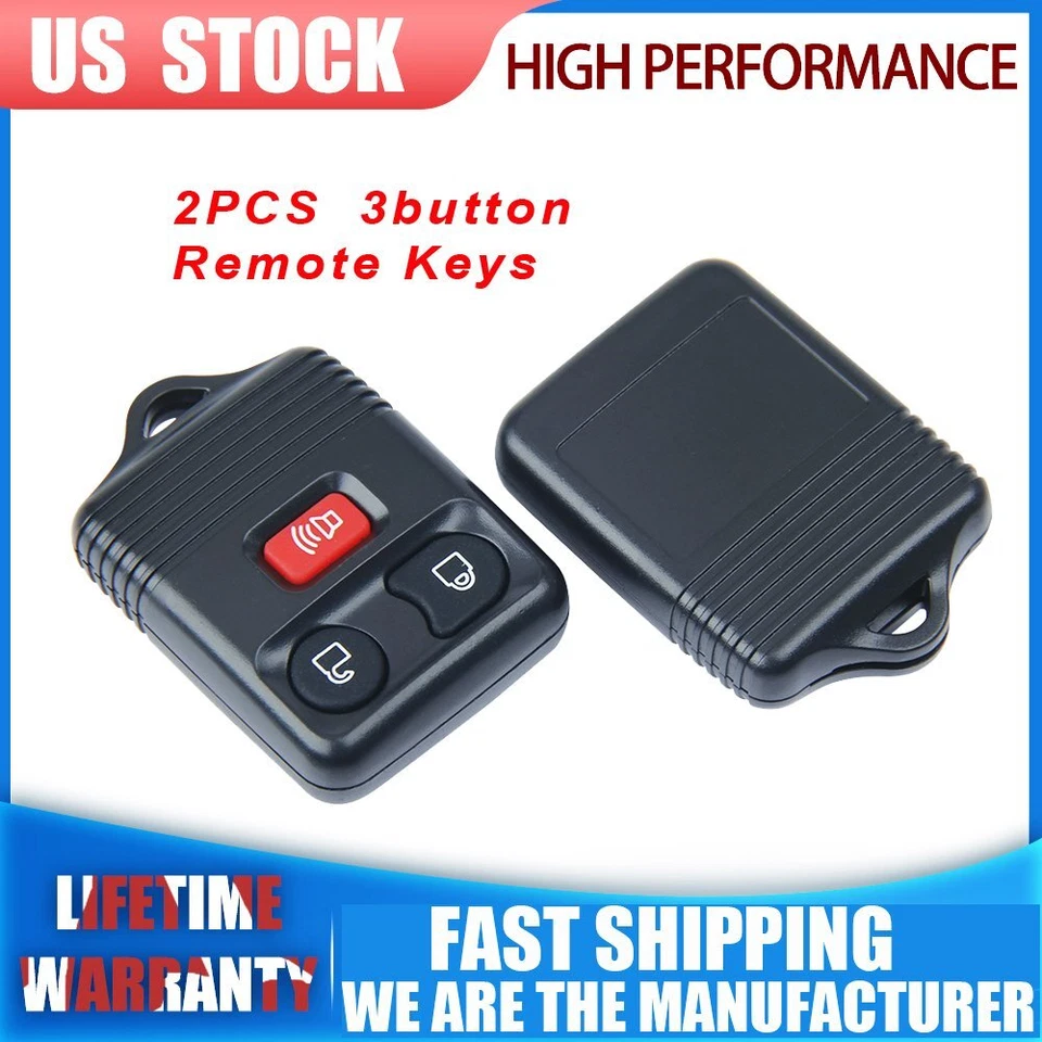 2X Alarma Transmisora Llavero Control Remoto Coche Entrada Sin Llave Para Ford F150 F25 Foto 1 de 4