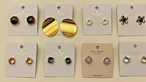 Kate Spade Ohrringe verschiedene mehrfarbig vergoldet Mode Ohrstecker Neu mit Etikett - Bild 1 von 9