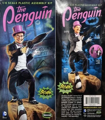1966 Batman TV Serie Penguin Figur Modell Pinguin 1:8 Bausatz Moebius 953