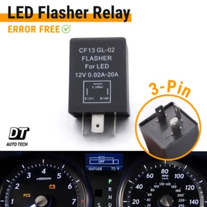 CF13-GL02 LED Flasher Relay Fix Hyper Flash Turn Signal Decoder Load Equalizers - Picture 1 of 6