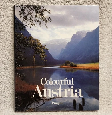 Colourful Austria 1989 Photographs Book Hardcover HCDJ Pinguin Verlag Mint - Image 1 of 4