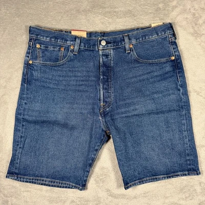 Pantalones Cortos Levi's 501 Para Hombre 38 Clásicos Calce Original Botón Mosca Denim 365120104 Azul Foto 1 de 4