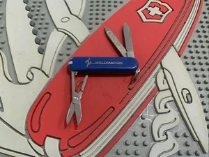Victorinox Swiss Army Knife Blue Classic 58mm Metal Inlay Weldmation  - Picture 1 of 5