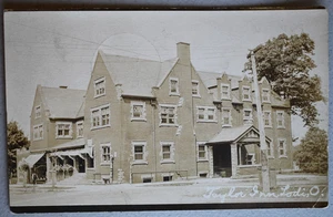 Taylor Inn Hotel Lodi Ohio Medina County Vintage 1913 RPPC Real Photo Postcard - Picture 1 of 3