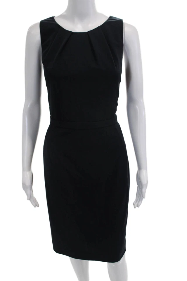 Elie Tahari Womens Sheath Pencil Dress Black Sleeveless Size 16 - Image 1 of 4