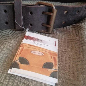 - 2" Wide Full-Grain Leather Work Industrial Durable and Rugged Lineman Belt - Picture 1 of 5