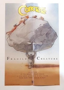 Concrete: Fragile Creature Promo Poster / Paul Chadwick / Dark Horse 1991 / NM+ - Picture 1 of 3