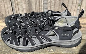KEEN Black Gray Outdoor Waterproof Sandals Women's Size 10.5  See Description - Picture 1 of 16