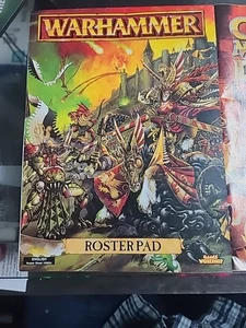 Warhammer Englischer Hahn Block 22 Blatt ohne Schrift & Urlaubskatalog 1999 - Bild 1 von 4