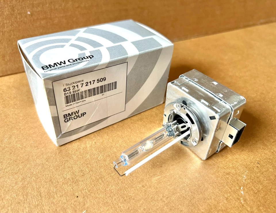 Nuevo OEM para BMW Xenon D1S Bombilla HID Lámpara 63217217509 Hecho en Alemania Foto 1 de 3