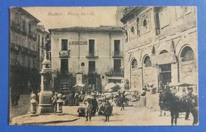 1924 Avellino - piazza centrale - dogana - albergo hotel Cesare - mercato - Picture 1 of 3