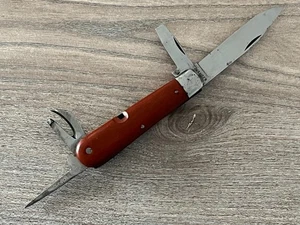 Swiss Army Pocket Knife, Soldatenmesser 1908 made 1940 by Wenger - Picture 1 of 10