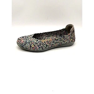 Bernie Mev Loafers Womens Multicolor EUR 40 Fabric Weave Design Shoe Comfort - Picture 1 of 10