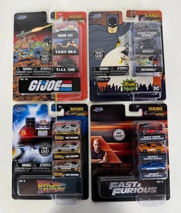 Lotto Jada Nano Hollywood Rides: Fast & Furious, Ritorno al Futuro, Batman, GI Joe - Foto 1 di 4