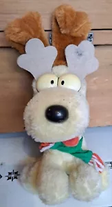 Peluche vintage Garfield Odie con bufanda, McDonald's, 1981, ¡con etiquetas! - Imagen 1 de 9