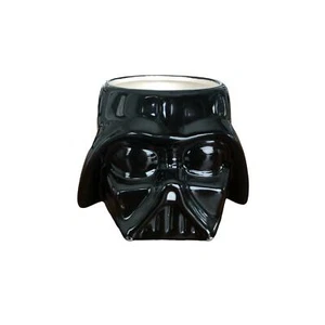 Vintage Star Wars Darth Vader Black Cup Mug Galerie Black 3D 2007 - Picture 1 of 4
